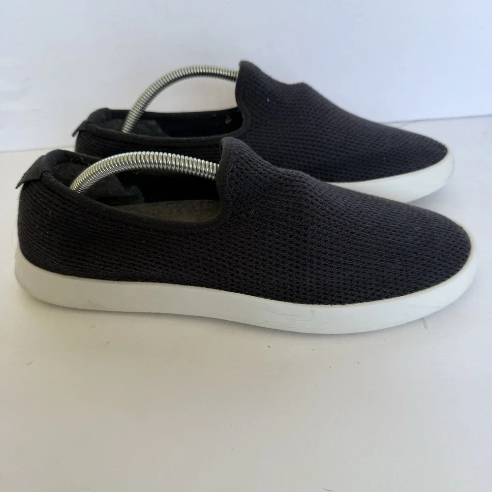 Allbirds Tree Loungers Men's 10 Black Slip On Knit Casual Shoes Sneakers